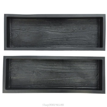 

Imitation Wood Grain DIY Path Maker Paving Cement Brick Mold Stepping Pavement Road Concrete Mould S19 20 Dropship