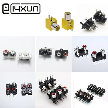 

2pcs RCA 2/4/6/8Pin AudioPlug jack AV Female Socket Adaptor Connector