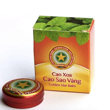 

8 Pcs/lot Golden Star Tiger Balm Relief Headache Tiger Head Menthol Balm Refreshing Vietnam for Headache Dizziness Insect Sting