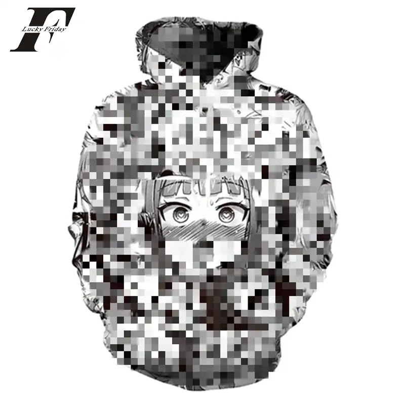 ahegao face hoodie