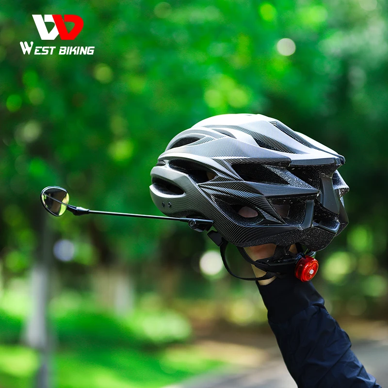 WEST BIKING espejo plano y ligero para casco de bicicleta, retrovisor de 360 grados, para ciclismo|mirror bicycle|mirror mirrormirror - AliExpress
