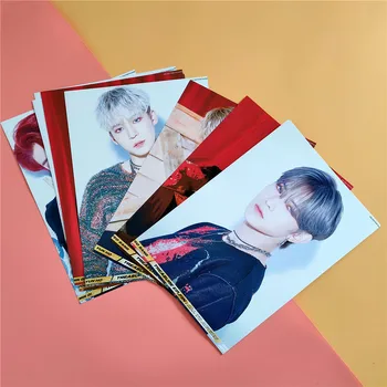 

KPOP ATEEZ combination WONDERLAND Photo Poster self-adhesive pictorial photo wonder painting atiny collection card displaying