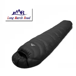 LMR 2800 г гусиный пух наполнение Сращивание Мумия ультра-легкий camfortable зимний спальный мешок