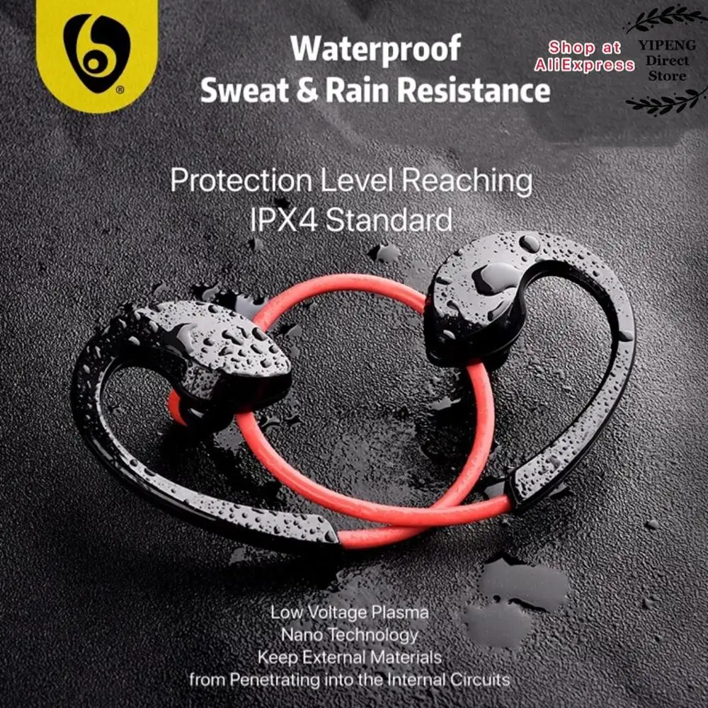 OVLENG S12 Wireless Bluetooth Earphones with Microphone Handsfree for Smart Devices Sport Waterproof Earphone Earhook
