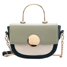 Элегантная женская сумка-тоут с металлическим кольцом модная новая качественная кожаная женская дизайнерская сумка с замком и цепочкой сумка-мессенджер