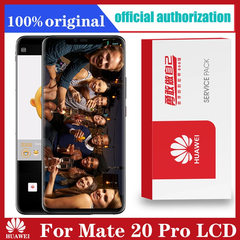 Original 6 39 Display With Frame Fingerprint Replacement For Huawei Mate 20 Pro Lcd Touch Screen Lya L29 Digitizer Assembly Mobile Phone Lcd Screens Aliexpress