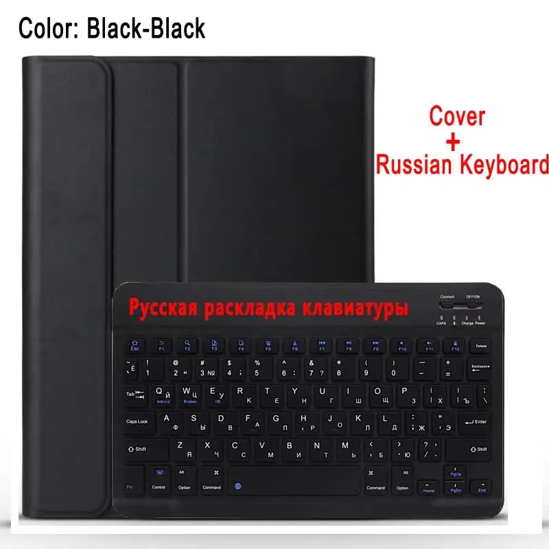 Bluetooth Keyboard Case for Huawei Mediapad M5 Lite 10 10.1 BAH2-W09 BAH2-L09 BAH2-W19 Case Keyboard for Huawei M5 10.1 Cover - Цвет: Russian Keyboard6