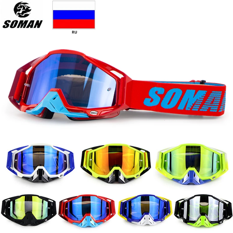 SOMAN Gafas para Motocross, lentes para de moto, para Motocross| Gafas de motocicleta| AliExpress