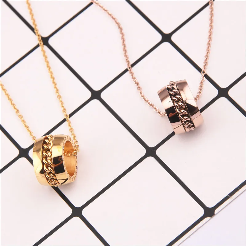 

Static Style Charm Ladies of Jazz Simple Metal-Style Necklace Artificial Crystal Inlaid Chain Design Fashion Necklace Accessorie
