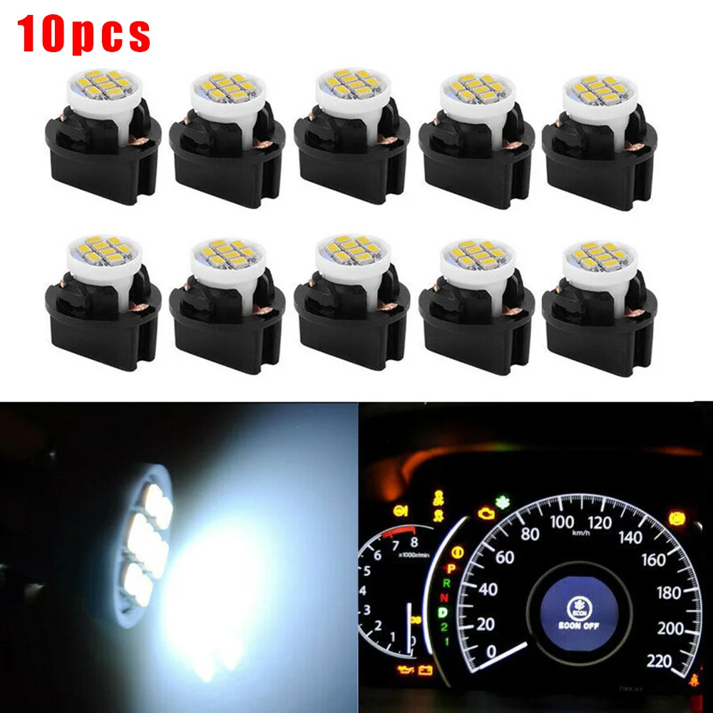 10 шт. T10 8SMD PC194 168 светодиодный Белый Автомобильный прибор кластер Даш датчик