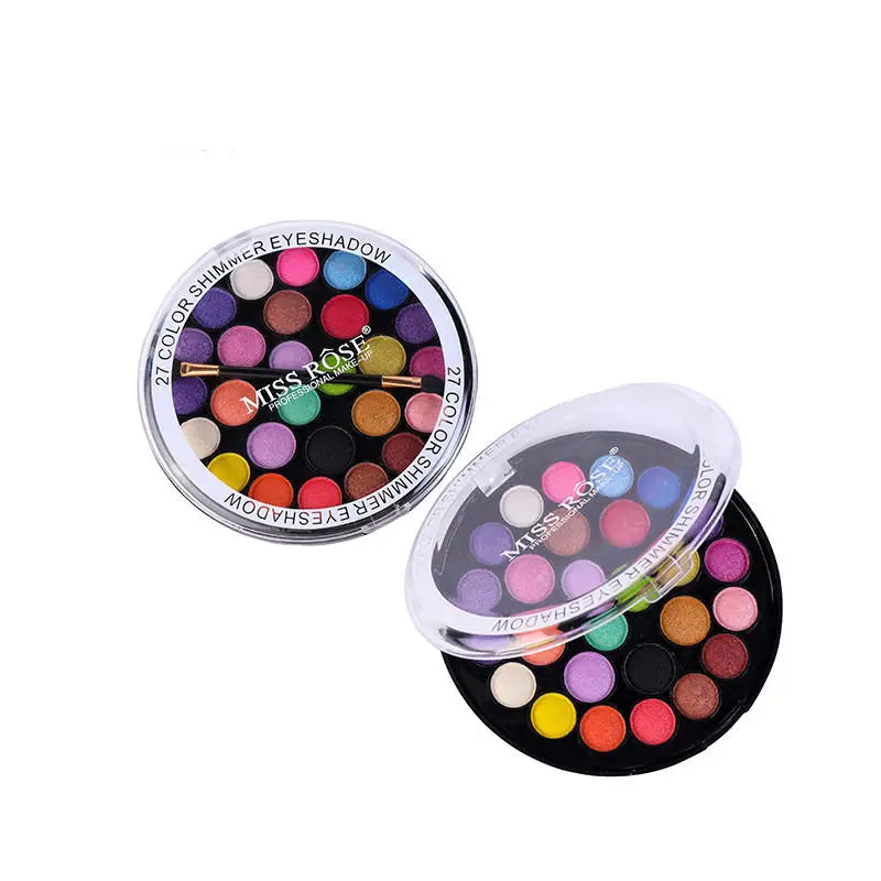Miss Rose 27 Color Eyeshadow Pallete Waterproof Matte Shimmer Glitter Eye Shadow Palette Pressed Powder Makeup Pallete Cosmetic Miss Rose 27 Color Eyeshadow Pallete Waterproof Matte Shimmer Glitter Eye Shadow Palette Pressed Powder Makeup Pallete Cosmetic