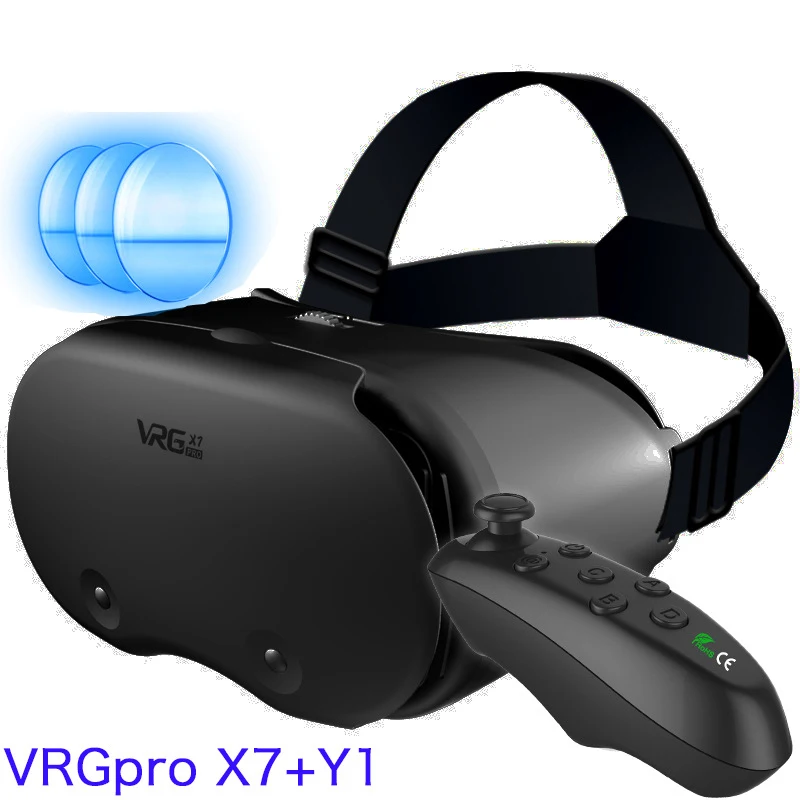 3D Helmet Virtual Reality VR Glasses For 5 To 7 Inch Smartphones 3D Glasses Support 0-800 Myopia VR Headset For Mobile Phone 3d glasses