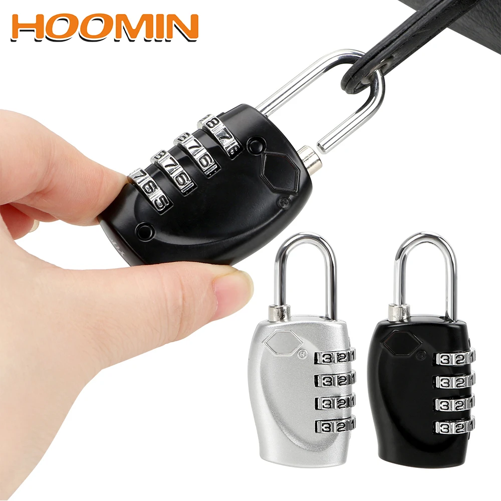 

HOOMIN For Suitcase Luggage Bag Hardware Code Lock Smart Combination Code Padlock Combination Padlock