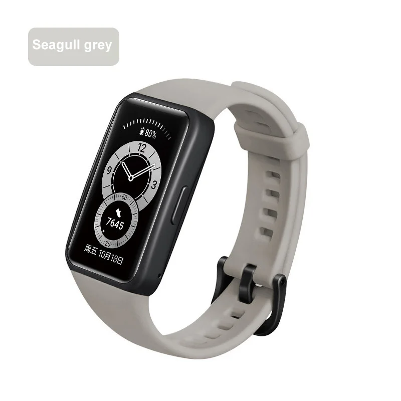 Strap For Huawei Watch Band 6 For Huawei Smart Watch Bracelet 6 Strap With TPU Soft Protective Cover Full Screen Protector Case 