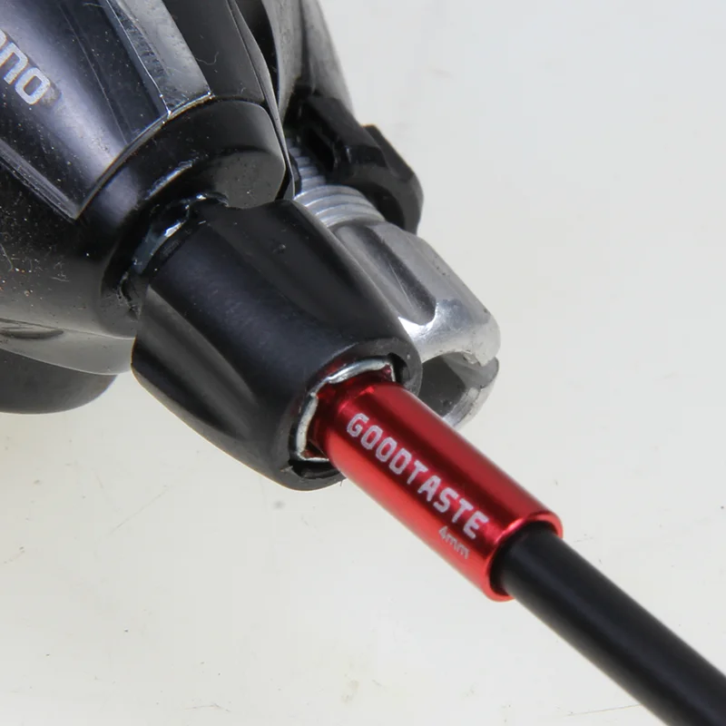 2018 Real Freio V Brake 10pcs Bicycle Aluminum Alloy Transmission Pipe Cap Mountain Bike Shifting Cable Tube Accessories