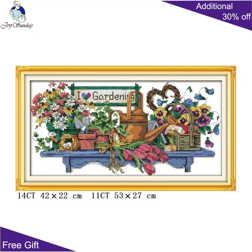 Kit De Punto De Cruz Preimpreso "Panda Niña" 40x50 Cm | 11CT Tela Con Patrón | Incluye Hilos Y Agujas