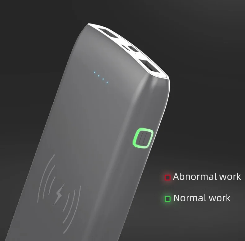 Power Bank 10000 мАч переносное Беспроводное зарядное устройство power bank для iPhone Xiaomi Mi 9 быстрое зарядное устройство повербанк двойной USB