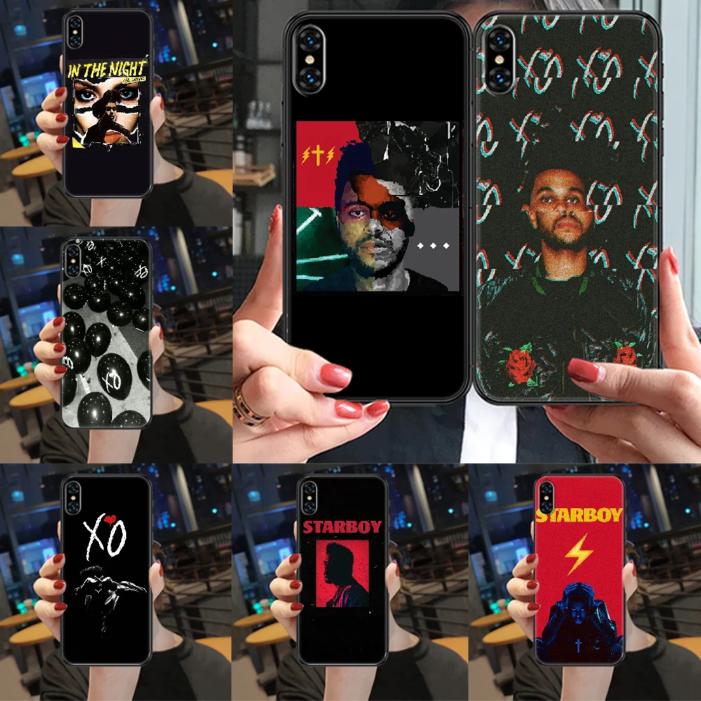 Чехол для телефона Singer The Weeknd iphone 4 4s 5 5S SE 5C 6 6S 7 8 plus X XS XR 11 PRO MAX 2020 Черный Модный