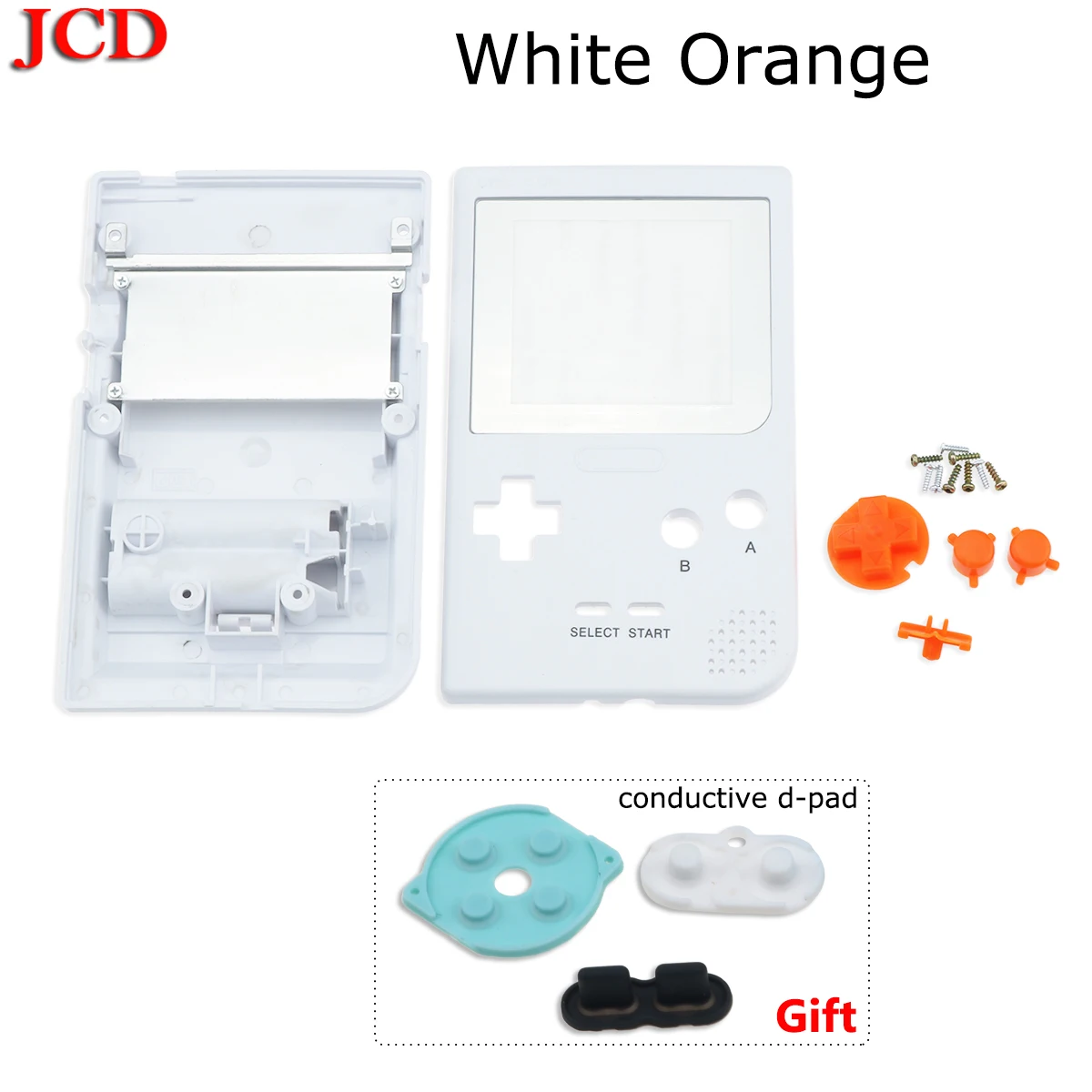 JCD опт полный Чехол Корпус Замена для Gameboy Карманная игровая консоль для GBP Оболочка Чехол с кнопками