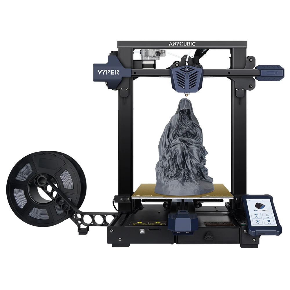 ANYCUBIC Vyper 3D Printer Kit FDM 245x245x260mm Print Size Touchscreen Spring Magnetic Platform Auto Leveling Resume Printing 