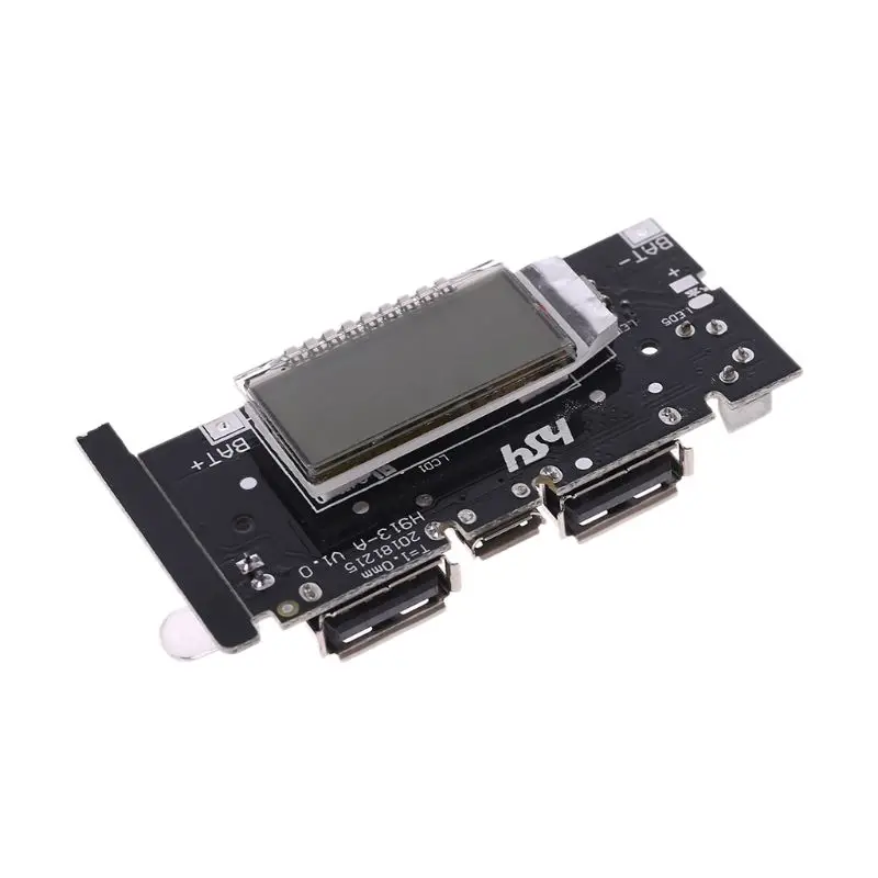 

2-USB 5V 2.1A Mobile Power Bank 18650 Battery Charger Board Digital LCD Module