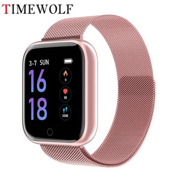 

Timewolf Smart Watch Men Android 2019 Stainless Steel Sport Smartatch IP68 Waterproof Bluetooth Smart Watch for Apple Iphone