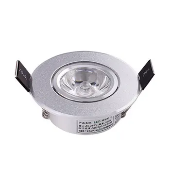 

LED small 1W spotlight showcase mini cabinet light jewelry cabinet hole 45-55 foot tile color bullish ceiling light Drop Ship