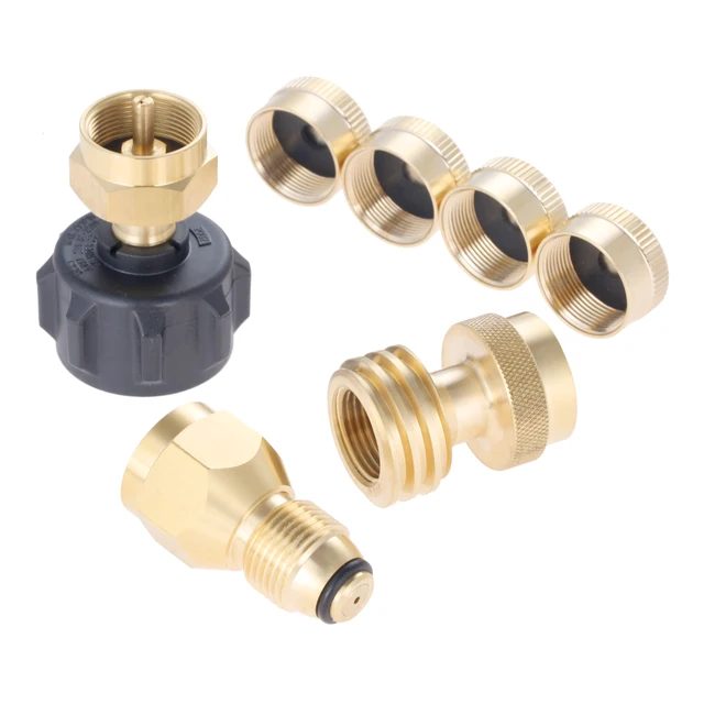 7 db/Beállított Propán Adapter Újratöltési És Steak -Megtakarító Gázrács Az Eldobható Kis Palackhoz Tartálykaporral - Image 4