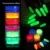 1/6/12PCS Fluorescen Gradient Nail Glitter Neon Powder Shinny Pigment Dust Power For UV Gel Polish DIY Nail Art Decorations