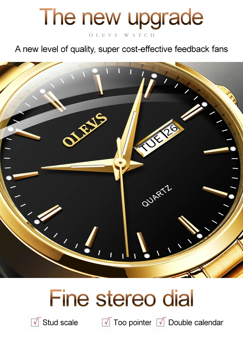 Местные золотые, водонепроницаемые, светящиеся, мужские часы, мужские часы, часы Лидирующий бренд класса люкс, уникальный мужской подарок роскошный