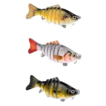 

Fishing Lure for Bass Multi Swimbaits Slow Sinking Hard Lure Artificial Bait Lifelike Trout Hard Crankbait