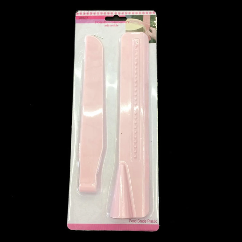  1pc Cake Scraper Smoother Adjustable Fondant Spatulas Cake Edge Smoother Cream