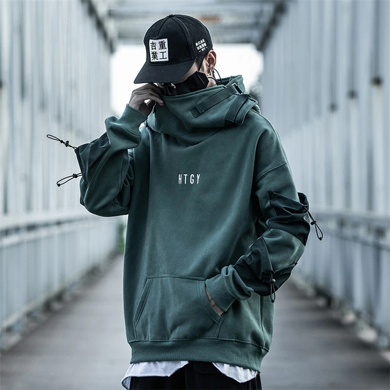Techwearパーカー男性日本ストリート服 パーカー スウェット Aliexpress