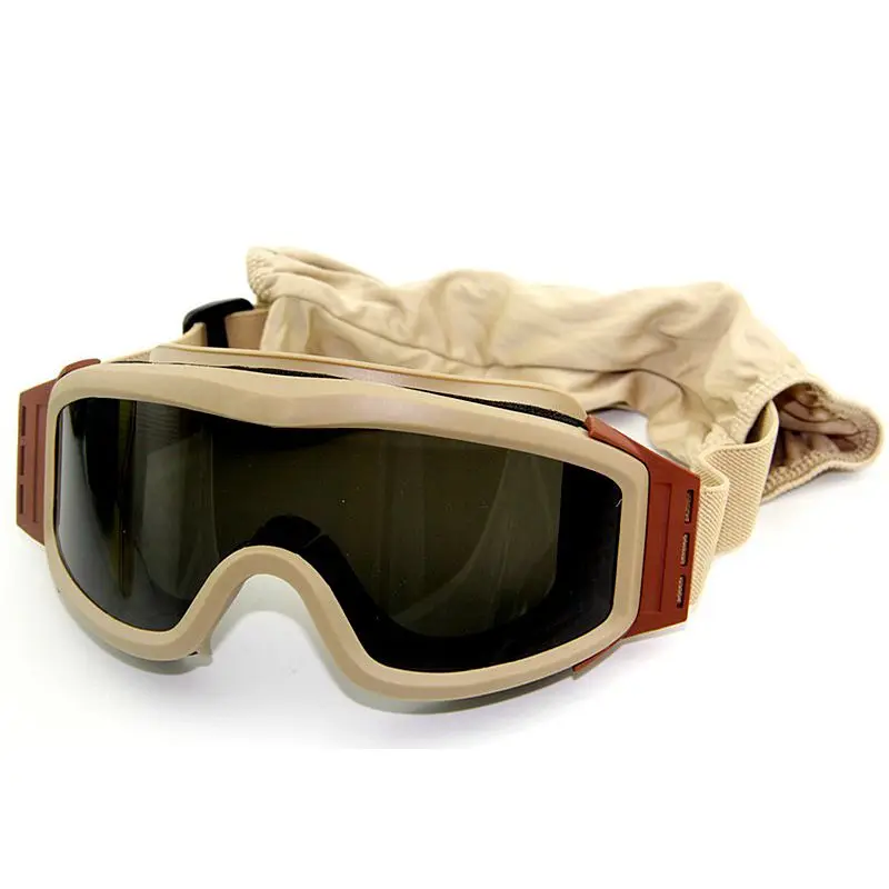  Military Army Shooting Hunting Combat Safety Googles Glasses Tactical Paintball Airsoft Googles Out