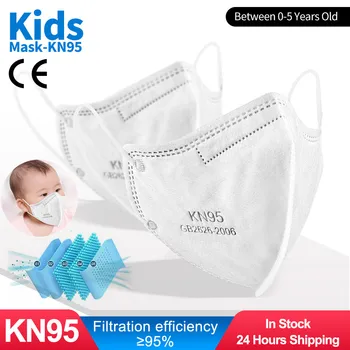 

10-100 pieces Children kn95 mask kid FFP2 facial masks protect dust FFP2mask mascarilla infantil mascarillas masque tapabocas