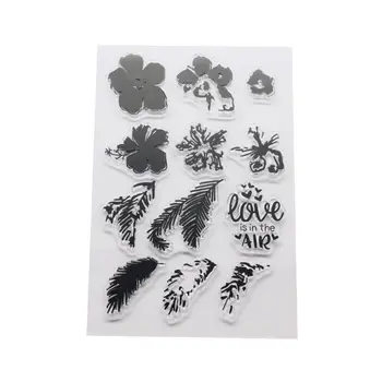 

Love Flowers Silicone Clear Seal Stamp DIY Scrapbooking Embossing Photo Album