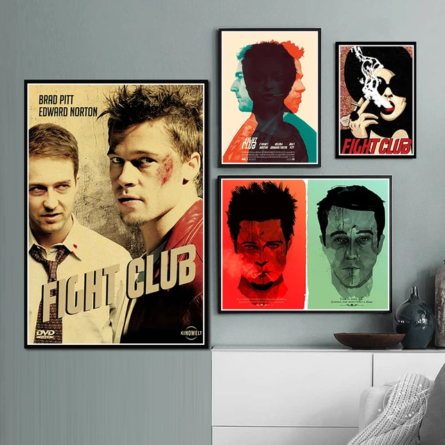 Canvas Fight Club Poster, Fight Club Movie Poster