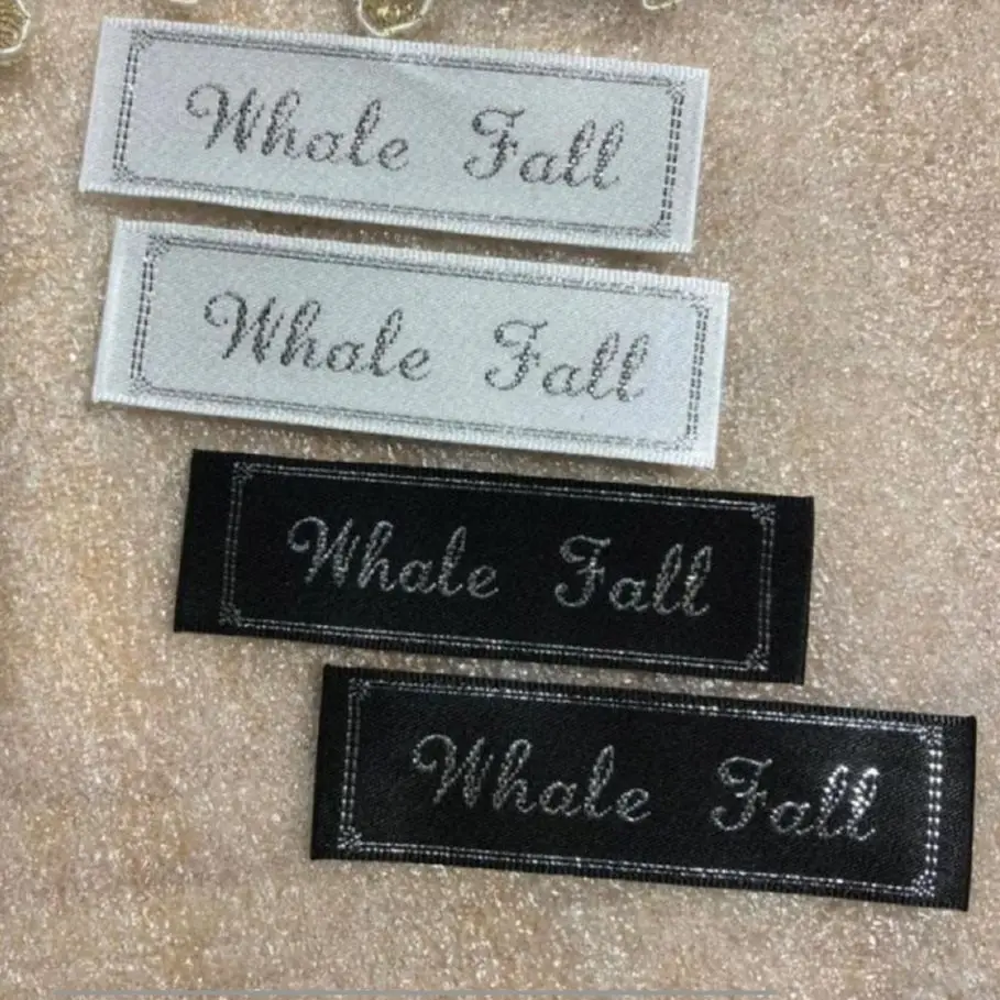 Garment Accessories Custom Sew On Damask Clothing Tag Fabric Woven Labels | Дом и сад