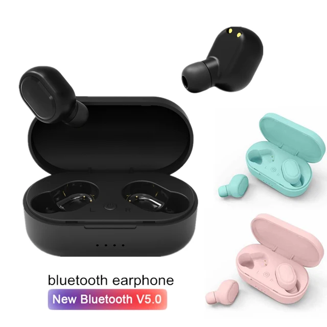 US $8.17 M1 Bluetooth Headsets VS Redmi Airdots Wireless Earbuds 5.0 TWS Earphone Noise Cancelling Mic for i