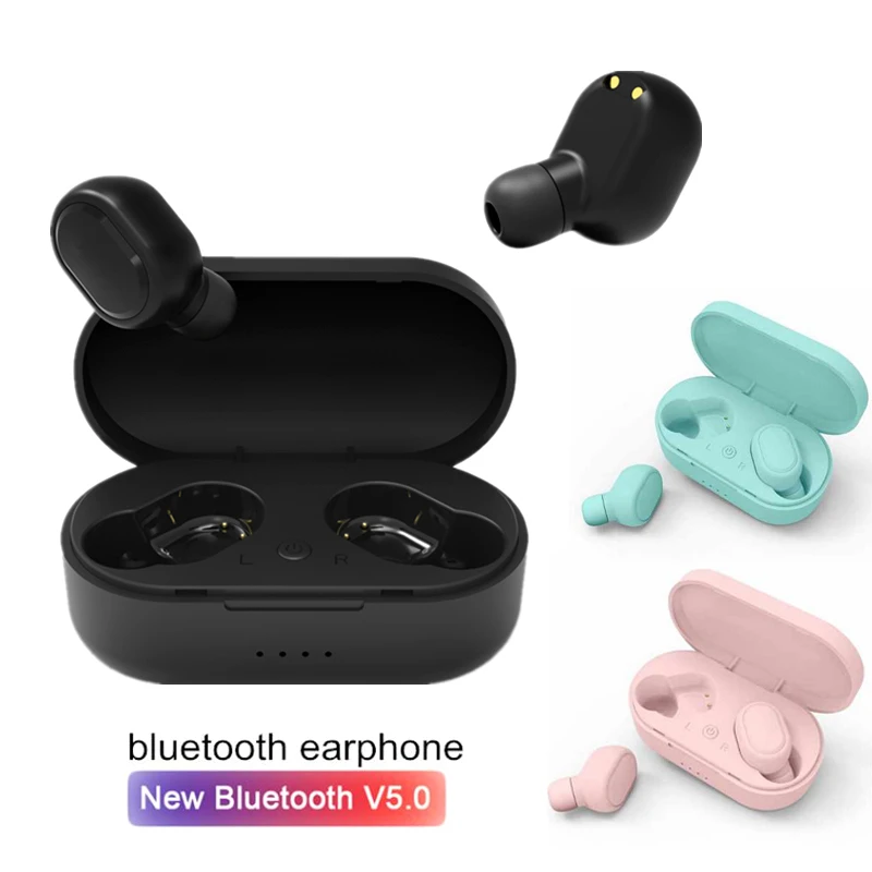 Tws Wireless Bluetooth 5 0 Earphone Sport Earbuds Headset With Mic Macron For Xiaomi Samsung Huawei Lg Smartphone Pk E6s I7s Bluetooth Earphones Headphones Aliexpress