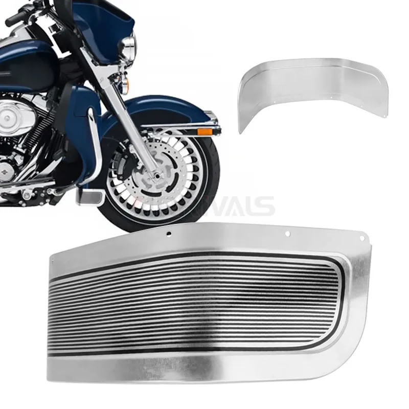 motocicleta frente fender guarnição saia protetor capa para harley touring road king electra glide ultra glide flhx flhx