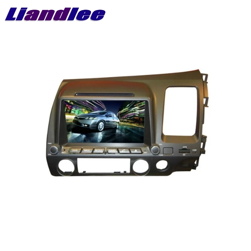 Для Honda Civic правосторонний привод 2006~ 2011 LiisLee автомобильный мультимедиа, ТВ DVD gps аудио Hi-Fi радио стиль Навигация