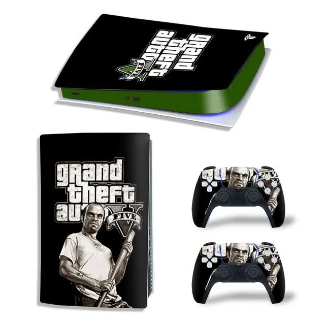 Grand Theft Auto V GTA 5 PS5 Standard Disc Edition Skin Sticker Decal for  PlayStation 5 Console & Controllers PS5 Skin Sticker - AliExpress