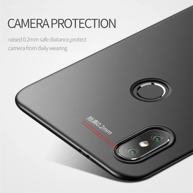 Чехол на Xiaomi Mi 8 твердый ПК однотонный чехол ультра тонкий матовый для Mi8 Mi6 Mi5 5 5S 6 SE