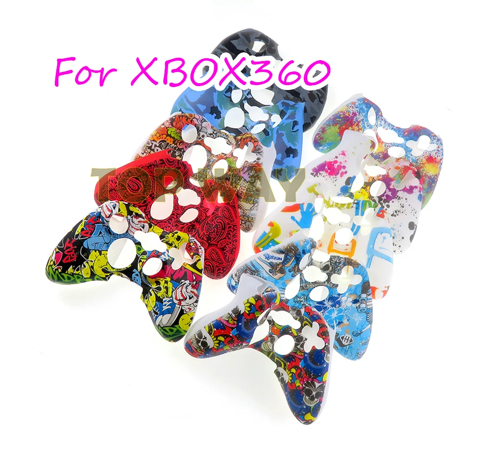 1 Pz Per Microsoft Xbox 360 Controller Cablato/Wireless Custodia Protettiva In Gomma Siliconica Accessori Per Giochi In Pelle