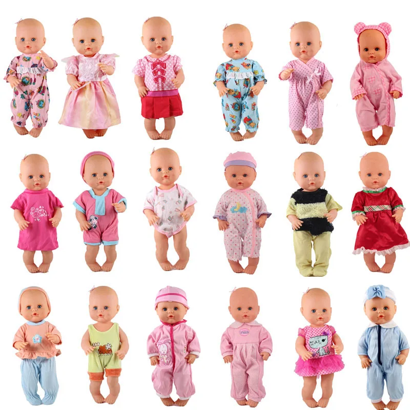 13 дюймов Кукла Одежда Подходит 35 см Nenuco кукла Ropa y su Hermanita 20 шт./лот Новинка наряды для куклы лучшие DIY игрушки - Цвет: 20pcs mixed2
