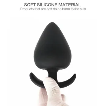 WAKEWAY 5 Size Silicone Big Butt Plug Anal Sex Toys for Adults Men Woman Underwear Buttplug Dildo Masturbador Anus Dilatador 4