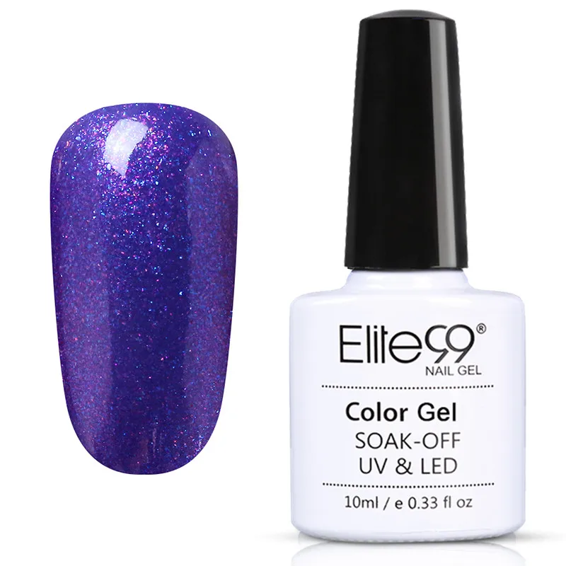 Elite99 Alcoholic Removal One Step Gel 10ml One Step UV Gel Varnish 3 in 1 Nail Polish LED Soak off Hybrid Long Last Gel Lacquer - Цвет: 0086