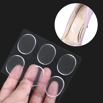 

Silicone Gel Soft Slender Heel Sticker Wear Proof Anti Slip with Thicken Cushion Shoes Insole Women Foot Care Heel Wear Sticker
