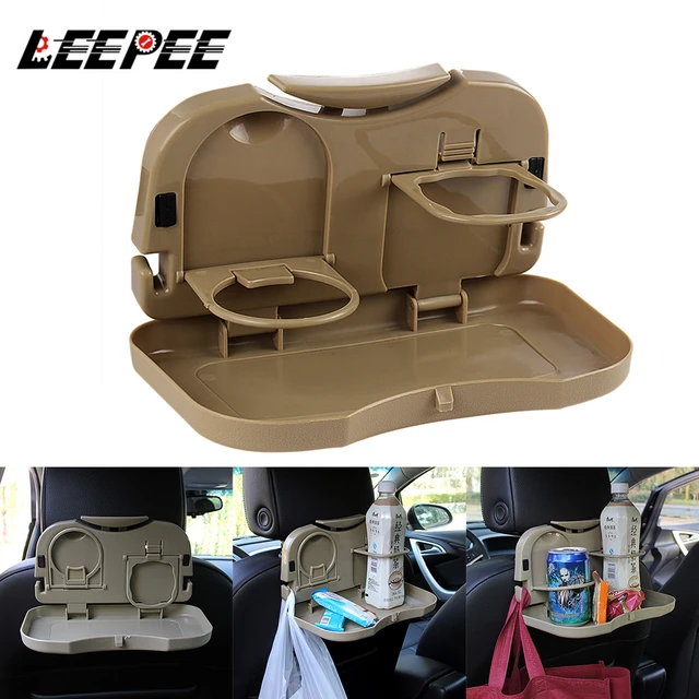 Multifunktionale Getränke Halter Auto Zurück Sitz Abendessen Platte  Faltbare Auto Innen Organisatoren Reisen Auto Hinten Sitz Tasse Halter -  AliExpress